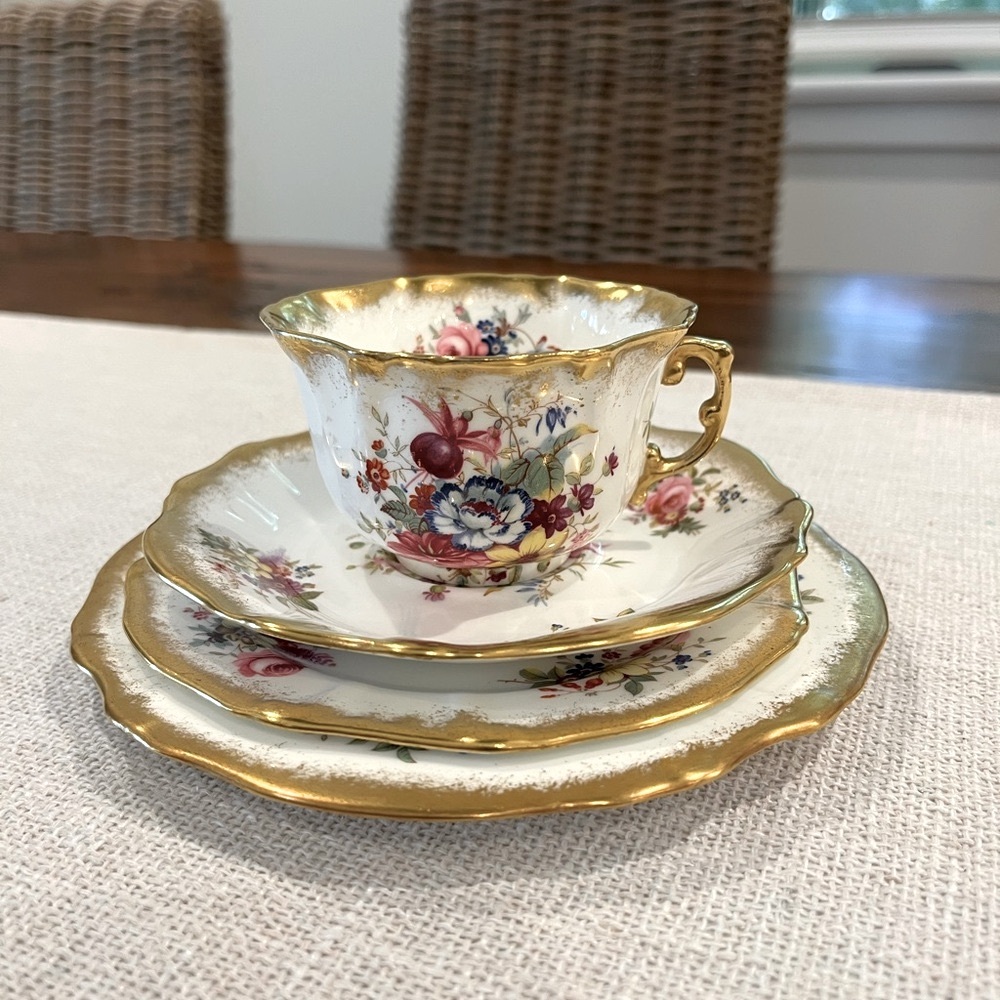 🤍Hammersley Lady Patricia Bone China Tea Set
